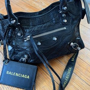 Authentic Balenciaga Mini city arena bag